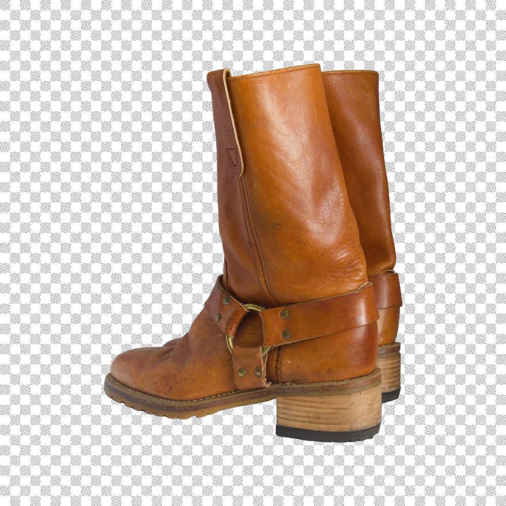 Women's Brown and Tan Boot